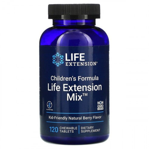 Life Extension Children's Formula Life Extension Mix, Natural Berry  - 120 chewable tabs