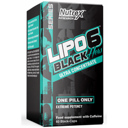 Nutrex Lipo-6 Black Hers Ultra Concentrate with Caffeine  - 60 caps