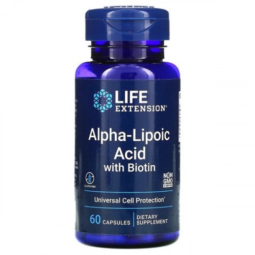 Life Extension Alpha-Lipoic Acid with Biotin  - 60 caps