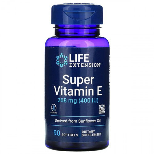 Life Extension Super Vitamin E, 268mg  - 90 softgels