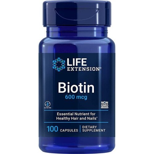 Life Extension Biotin, 600mcg  - 100 caps