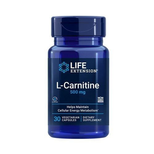 Life Extension L-Carnitine, 500mg  - 30 vcaps