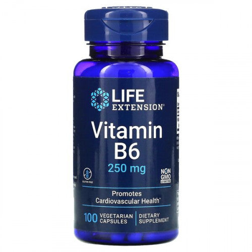 Life Extension Vitamin B6, 250mg  - 100 vcaps