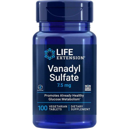 Life Extension Vanadyl Sulfate, 7.5mg  - 100 vegetarian tabs