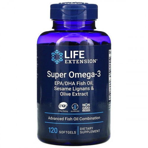 Life Extension Super Omega-3  - 120 softgels