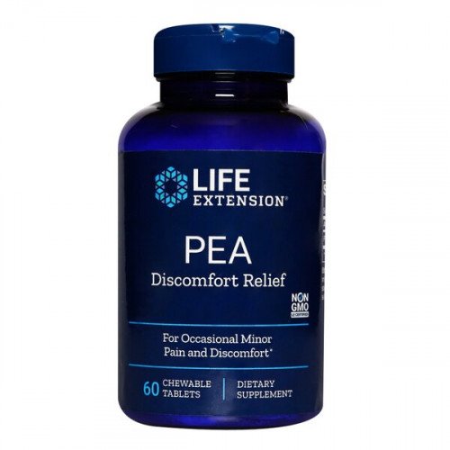 Life Extension PEA Discomfort Relief  - 60 chewable tablets