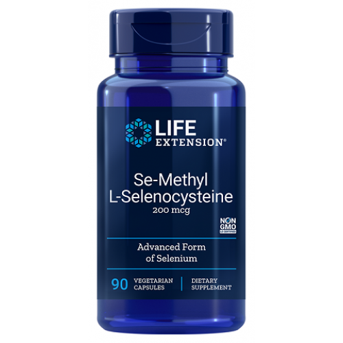 Life Extension Se-Methyl L-Selenocysteine, 200mcg  - 90 vcaps