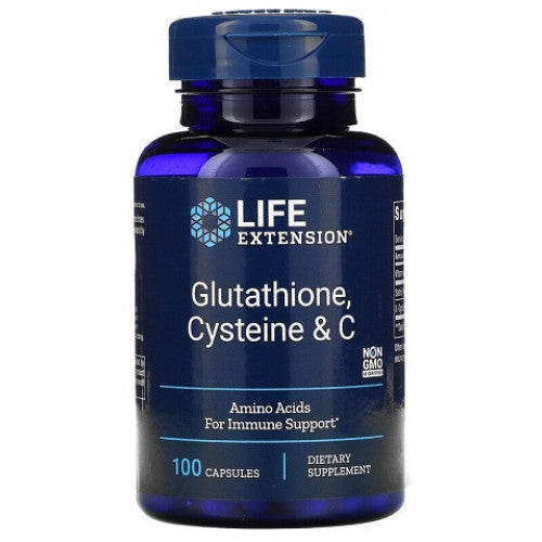 Life Extension Glutathione, Cysteine & C  - 100 caps