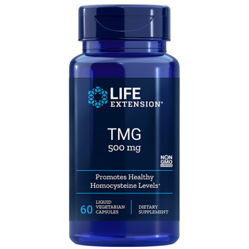 Life Extension TMG - 500mg  - 60 liquid vcaps