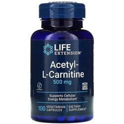 Life Extension Acetyl-L-Carnitine, 500mg  - 100 vcaps