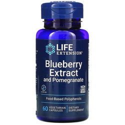 Life Extension Blueberry Extract with Pomegranate  - 60 vcaps