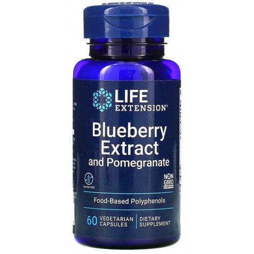 Life Extension Blueberry Extract with Pomegranate  - 60 vcaps