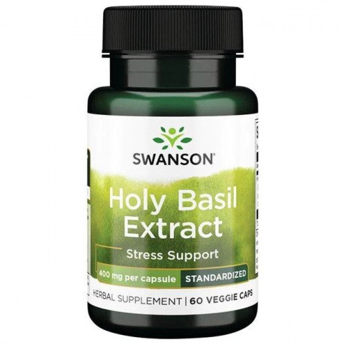 Swanson Holy Basil Extract, 400mg  - 60 vcaps