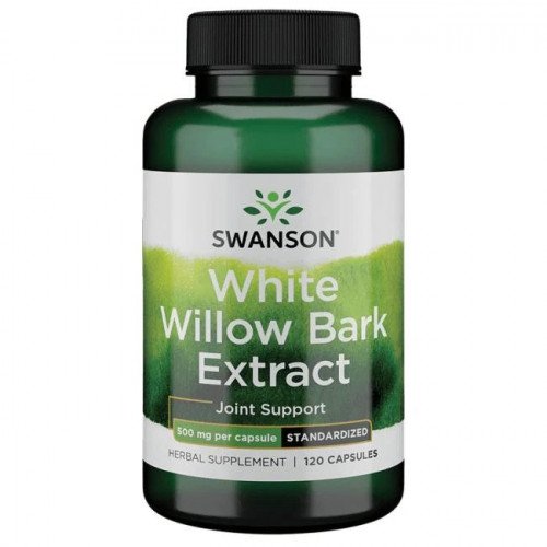 Swanson White Willow Bark Extract, 500mg  - 120 caps