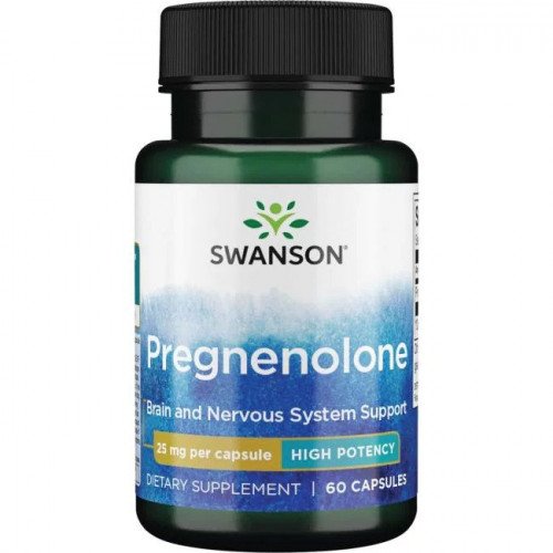 Swanson Pregnenolone - 25mg  - 60 caps