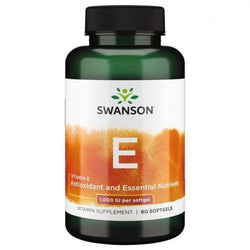 Swanson Vitamin E - 1000 IU  - 60 softgels