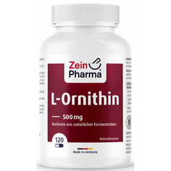 Zein Pharma L-Ornithine, 500mg  - 120 caps