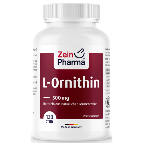 Zein Pharma L-Ornithine, 500mg  - 120 caps