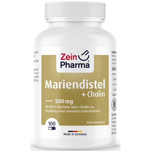 Zein Pharma Milk Thistle + Choline, Liver Complex  - 100 caps