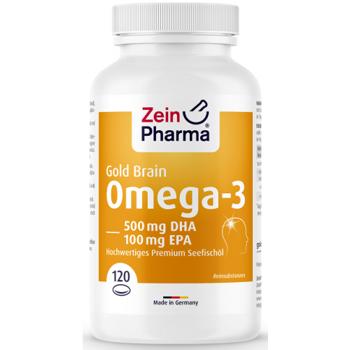 Zein Pharma Omega-3 Gold - Brain Edition  - 120 softgels