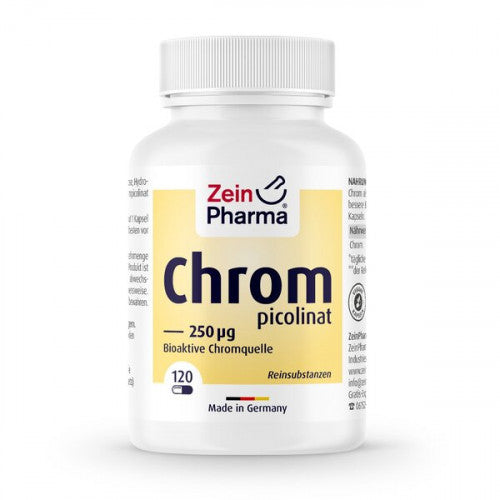 Zein Pharma Chromium Picolinate, 250mcg  - 120 caps