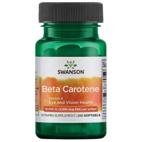 Swanson Beta-Carotene (Vitamin A) - 10 000 IU  - 250 softgels