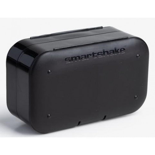 SmartShake Pill Box Organizer, 2-pack  - Black