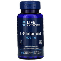 Life Extension L-Glutamine, 500mg  - 100 vcaps