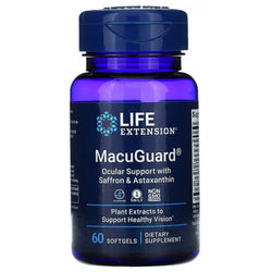 Life Extension MacuGuard Ocular Support with Saffron & Astaxanthin  - 60 softgels