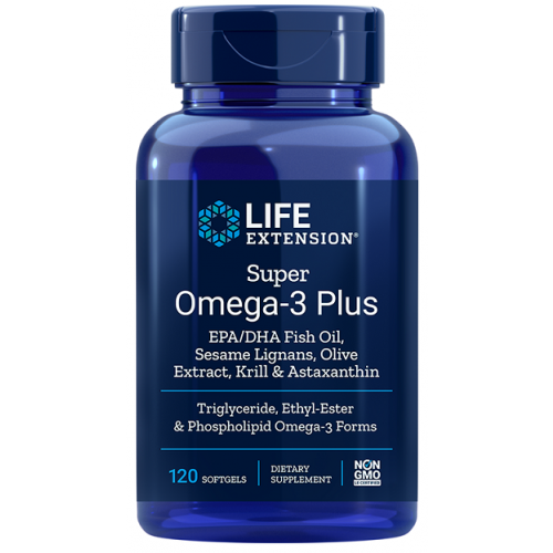 Life Extension Super Omega-3 Plus  - 120 softgels