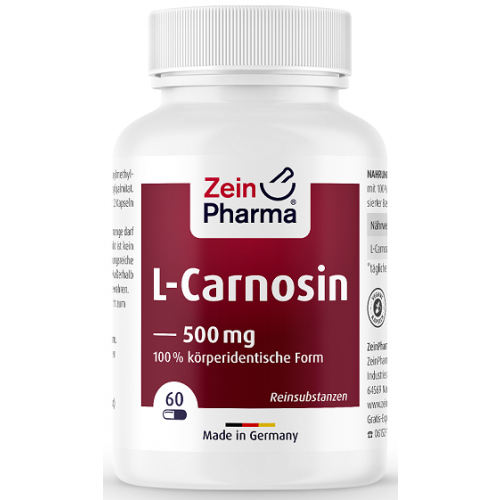 Zein Pharma L-Carnosine, 500mg  - 60 caps