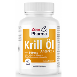 Zein Pharma Krill Oil Antarctic, 500mg  - 60 caps