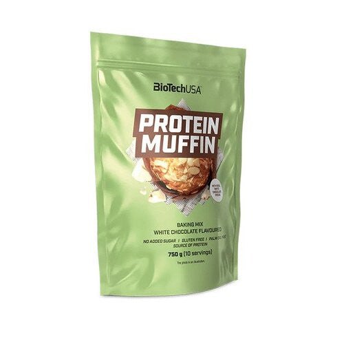 BioTechUSA Protein Muffin, White Chocolate  - 750 grams