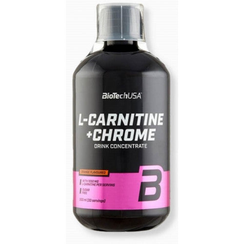 BioTechUSA L-Carnitine + Chrome, Orange  - 500 ml.