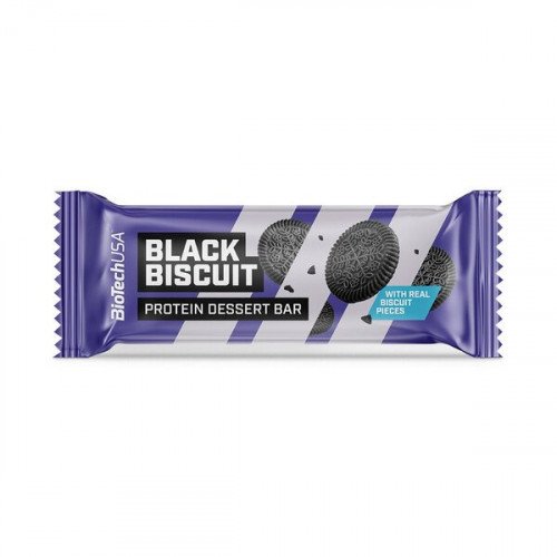 BioTechUSA Protein Dessert Bar, Black Biscuit  - 20 x 50g