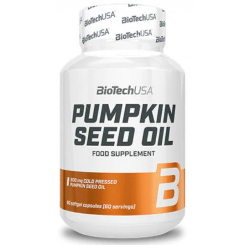 BioTechUSA Pumpkin Seed Oil, 1000mg  - 60 softgels