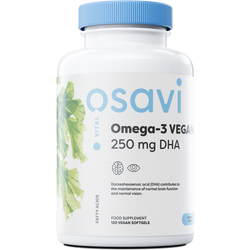 Osavi Omega-3 Vegan - 250mg DHA  - 120 vegan softgels