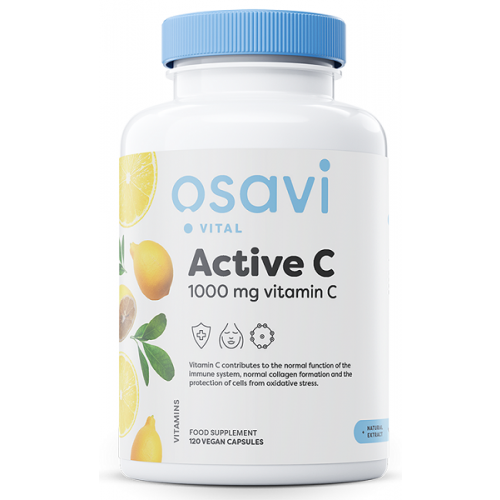 Osavi Active C - 1000mg Vitamin C  - 120 vegan caps