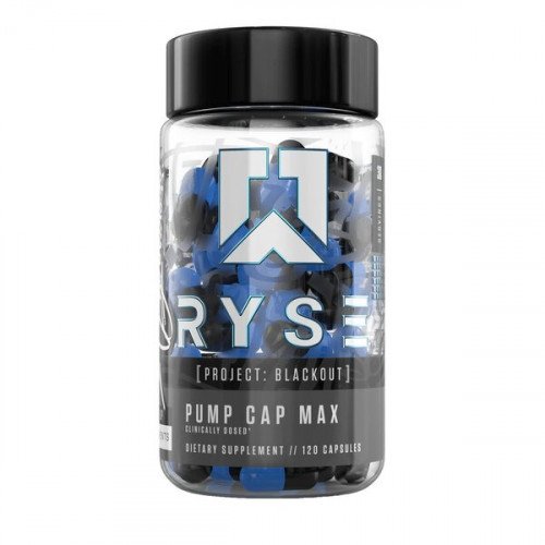 RYSE Pump Cap Max - Project Blackout  - 120 caps