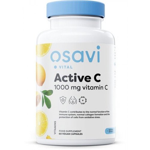 Osavi Active C - 1000mg Vitamin C  - 60 vegan caps