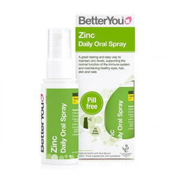 BetterYou Zinc Daily Oral Spray, Natural Lemon & Lime  - 50 ml.