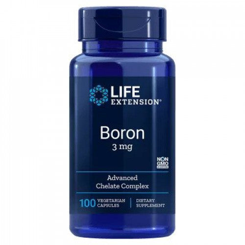 Life Extension Boron, 3mg  - 100 vcaps