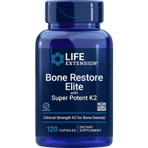 Life Extension Bone Restore Elite with Super Potenet K2  - 120 caps