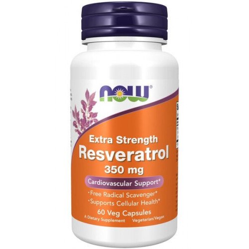 NOW Foods Resveratrol, Extra Strength 350mg  - 60 vcaps