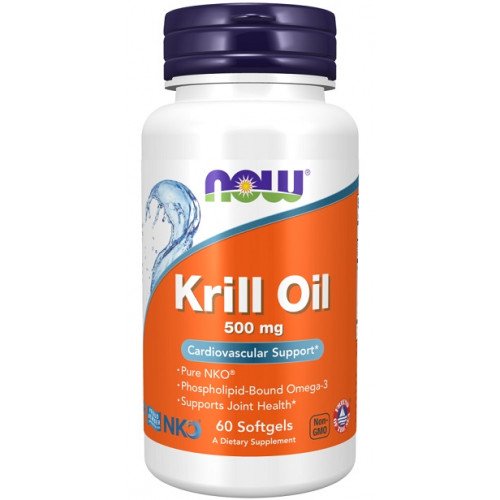 NOW Foods Krill Oil - 500mg  - 60 softgels