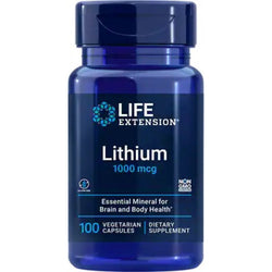 Life Extension Lithium, 1000mcg  - 100 vcaps