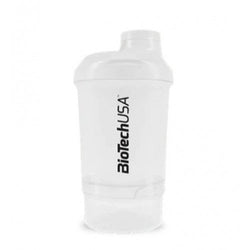 BioTechUSA Accessories Wave+ Shaker - Transparent  - 300 ml. (+ 150 ml.)