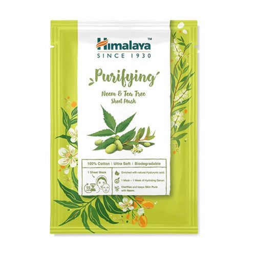 Himalaya Purifying Neem & Tea Tree Sheet Mask  - 30 ml.