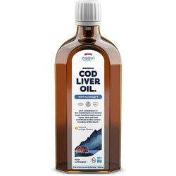 Osavi Norwegian Cod Liver Oil - 1000mg Omega 3 (Orange)  - 250 ml.