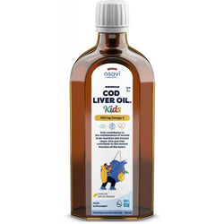 Osavi Norwegian Cod Liver Oil Kids - 500mg Omega 3 (Lemon)  - 250 ml.